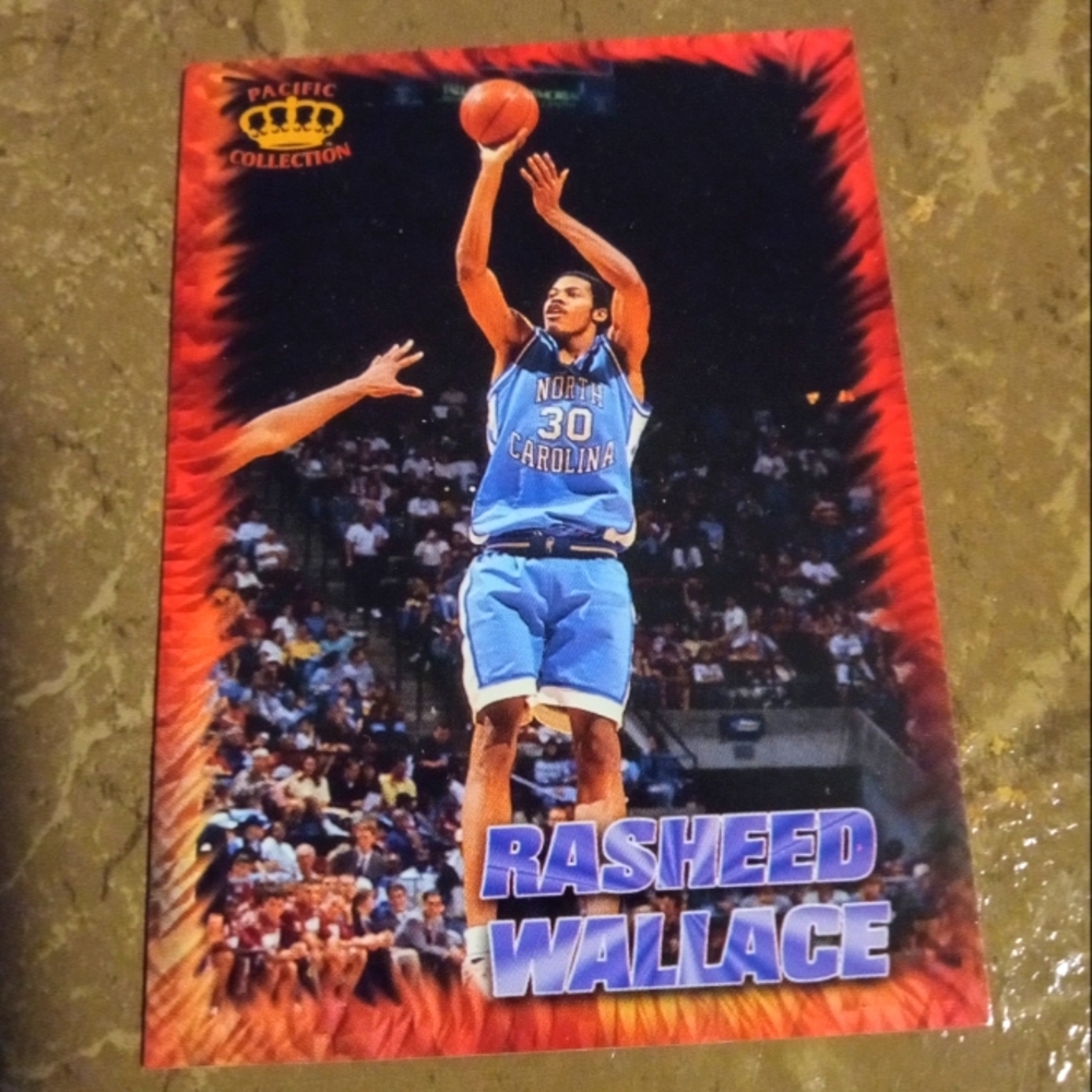 Rasheed Wallace UNC NBA Rookie Card
